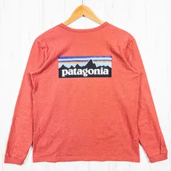 ✉️Women's S レッド系 2023 Patagonia ( パタゴニア ) ロングスリーブ P-6ロゴ レスポンシビリティー Long-Sleeved P-6 Logo Responsibili-Tee BURD コットン ウェア トッ