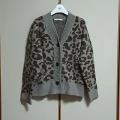 MIXXO ミッソ ヒョウ柄 レオパード カーディガン free