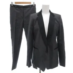 サンドロ Sandro スーツ セットアップ テーラードジャケット パンツ 1B 総裏地 ノーベント 36 グレー /GV ■GY61