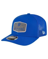 ニューエラ メンズ アクセサリー 帽子 New Era Mens Blue Seattle Sounders FC Labeled 9SEVENTY Trucker StretchSnap Adjustable Hat Blue ブルー