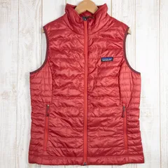 ✉️Women's M レッド系 2022 Patagonia ( パタゴニア ) ナノ パフ ベスト Nano Puff Vest SUMR ポリエステル ウェア トップス ベスト 化繊インサレーション z00050678 SUMR 化繊イン