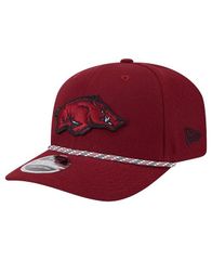 뉴 엘라 남성 액세서리 모자 New Era Mens Cardinal Arkansas Razorbacks Game Day MultiRope 9SEVENTY StretchSna