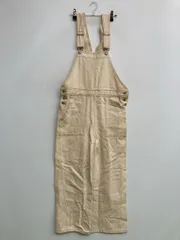 kutir クティール サロペット/オーバーオール M ベージュ フルレングス コットン
