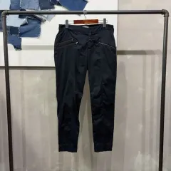 (31インチ) カルバン・クライン Calvin Klein CK カジュアル ネイビー コットンパンツ 綿パンツ