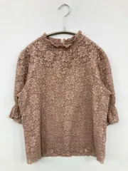 one after another NICE CLAUP ワンアフターアナザーナイスクラップ シャツ/ブラウス F ピンク コットン ミドル丈 半袖