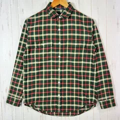 ✉️Men's S グリーン系 The North Face ( ザ・ノースフェイス ) フランネル チェックシャツ ポリエステル ウェア トップス インナー シャツ ロングスリーブシャツ 化繊 z00053537  化繊 ロングスリーブシャ