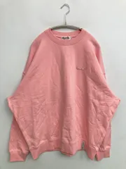 MILK FED. ミルクフェド スウェット L ピンク コットン バックプリント ワンポイント ブランドロゴ 長袖