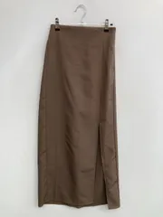 one after another NICE CLAUP ワンアフターアナザーナイスクラップ ロングスカート M ブラウン