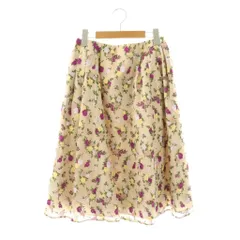 トッカ TOCCA 24SS MY ONLY COLLECTION OVERNIGHT SENSATION スカート ミモレ ロング フレア 花柄 4 ベージュ マルチカラー SKTOCM0217 /NR ■OSのサムネイル