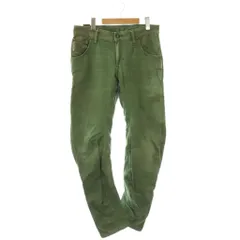 ジースターロウ G-Star RAW 3D立体裁断スリムフィットデザイン5ポケットカラーデニム パンツ 31 グリーン /HK ■OS