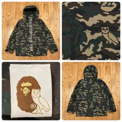 ★激レア★ OVO × BAPE Woodland Camo スノボジャケット Sサイズ a bathing ape hoodie snowboard jacket エイプ ベイプ 迷彩 wz4のサムネイル