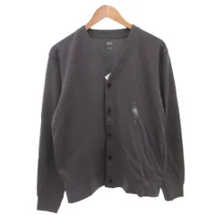 ユニクロ UNIQLO タグ付き 25SS エアリズムコットン カーディガン+ Vネック L グレー /FF