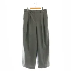 セオリー Theory 23SS Tailor DBL Pleat Pant GH パンツ ストレート スラックス 6 グレー /AT ■OS