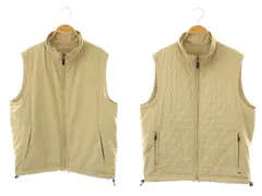 バーバリーゴルフ BURBERRY GOLF ベスト ジップアップ リバーシブル M ベージュ /DF ■GY53のサムネイル