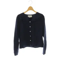 ハナエモリ HANAE MORI ジャケット パールビジューボタン 38 ネイビー /ES ■ECD001