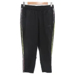 アディダス adidas クロップドナイロンパンツ イージー サイド3ストライプス ロゴ L 黒 ブラック FM6139 /GV