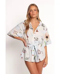Petal and Pup レディース ボトムス ハーフパンツ・ショーツ ロンパース Petal and Pup Womens Luisa Romper Blue floral ブルー
