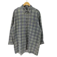 ユーズドフルギ USED古着 EUROCLUB20 チェック柄 フランネル シャツ ネルシャツ メンズ import：XXL 