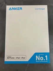 【新品未開封】Anker Power Bank (10000mAh, Fusion, Built-In USB-C ケーブル) 型番 A1637112 ブラック
