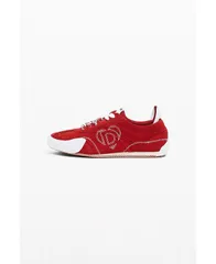 デジグアル レディース シューズ スニーカー Desigual Womens Retro sneaker tongue Orange red レッドのサムネイル