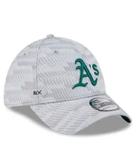 ニューエラ メンズ アクセサリー 帽子 New Era Mens Gray Athletics 2025 MLB Clubhouse 39THIRTY Flex Hat Gray グレー