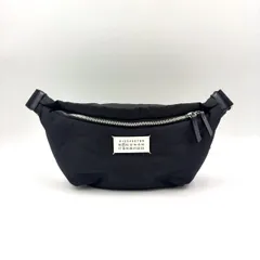 Maison Margiela グラムスラム  ナイロンキャンバス ブラック ボディバッグ シルバー