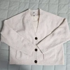 ユニクロ カーディガン + ニット