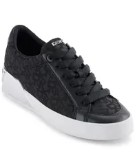 ダナ キャラン ニューヨーク レディース シューズ スニーカー レース DKNY Womens Maben LaceUp Sneakers Black ブラックのサムネイル
