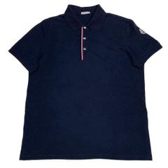 ☆MONCLER モンクレール ロゴ ワッペン ポロシャツ 半袖/メンズ/S