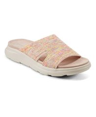 イージースピリット レディース シューズ サンダル Easy Spirit Womens Amari Sporty Flat Slide Sandals Rainbow Confetti