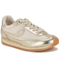 ナインウェスト レディース シューズ スニーカー レース Nine West Womens Fivo LaceUp Sneakers Gold ゴールドのサムネイル