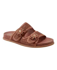 マーク・フィッシャー レディース シューズ サンダル Marc Fisher LTD Womens Valena Woven Double Strap Flat Sandals Brown ブラウン