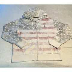 POLO RALPH LAUREN ポロラルフローレン デニム アンド サプライ LINE 星条旗 フルジップ フーディー Tシャツ