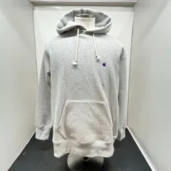 06w19462 【タグ付新品】チャンピオン Champion  パーカー トレーナー　C3-Q117　 裏起毛 長袖 定番 ワンポイントロゴ刺繍 リバースウィーブ フーデッドスウェットシャツ 定価12,980円  パーカー【中古品】