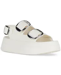 ジェフリー キャンベル レディース シューズ サンダル Jeffrey Campbell Blithe Flatform Footbed Sandals CreamSilver クリーム