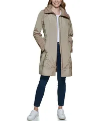 コールハーン レディース アウター ジャケット・ブルゾン Cole Haan Signature Womens 36 Travel Packable Rain Jacket Champagne シャンのサムネイル