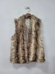 アバクロンビー フェイクファー ベスト M