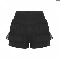 BUNNY & ドール Frill shorts Black パンツ