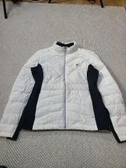 レディース用 100)Callaway(キャロウェイ) 白 ダウン ジャケット 防風