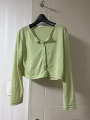 ベイデリー ライトグリーン カーディガン