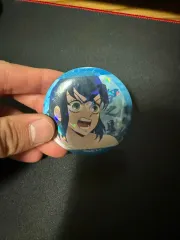 鬼滅の刃 伊之助 ホログラム 缶バッジ
