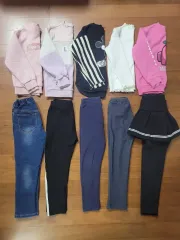 女の子 起毛 長袖 レギンス デニム ズボン 130