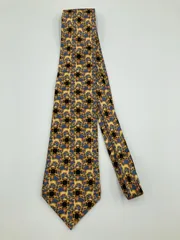 LANVIN ランバン ネクタイ ブルー その他総柄