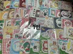 1番-6番 50セット (500枚) 無重複 スティッカー シール まとめ売り優遇