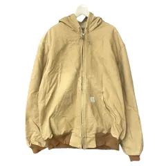 カーハート carhartt アクティブジャケット パーカー ブルゾン 裏地サーマル J131BRN XL ブラウン