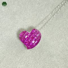 33-21】ルビー ネックレス【中古】【K18WG】【40㎝】 - メルカリ