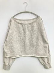 AZUL by MOUSSY アズールバイマウジー スウェット S グレー コットン 無地 長袖