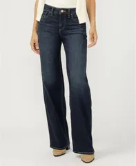 シルバー ジーンズ レディース ボトムス デニムパンツ ブーツカット ブーツ Silver Jeans Co Womensuki Mid Rise Curvy Fit Bootcut Jeans Hoのサムネイル