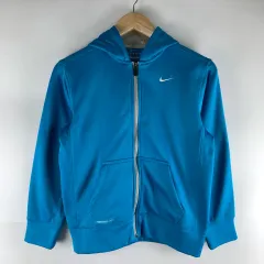 ナイキ サーマフィット スカイブルー ジップアップパーカー 145 251111