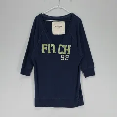 AI 91% Abercrombie アバクロンビー レディース ONE PIECE 春 秋 ネイビー 05755